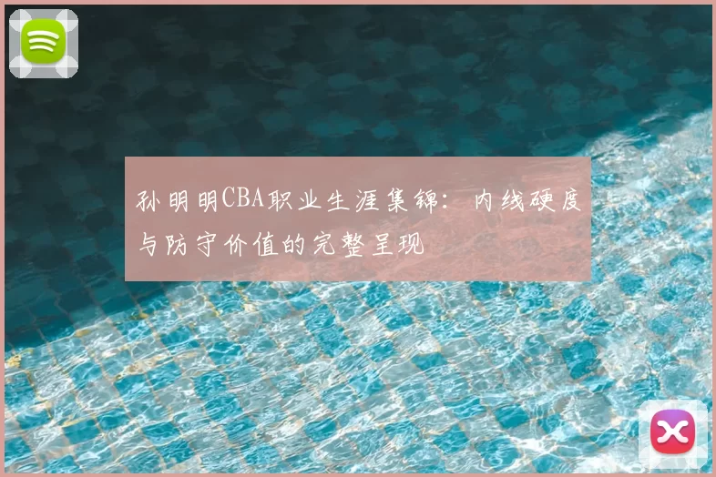 孙明明CBA职业生涯集锦：内线硬度与防守价值的完整呈现